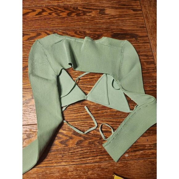 NWT SER.O.YA Dahlia Set in Green sz Large - Picture 5 of 5